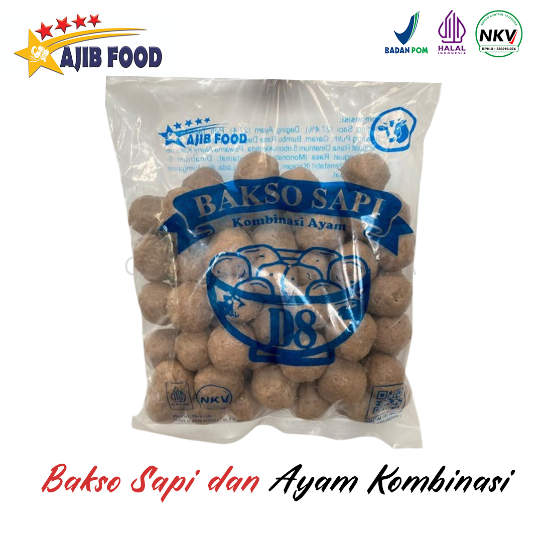 Bakso Sapi dan Ayam Kombinasi